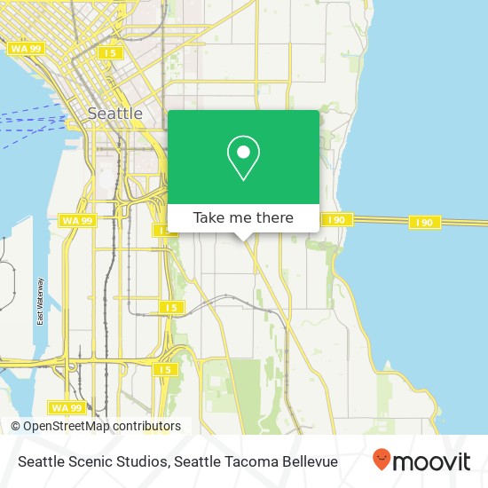 Mapa de Seattle Scenic Studios