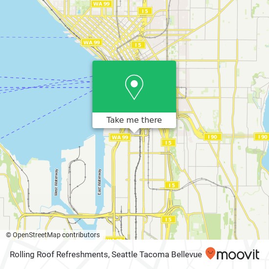 Rolling Roof Refreshments, Edgar Martinez Dr S Seattle, WA 98134 map