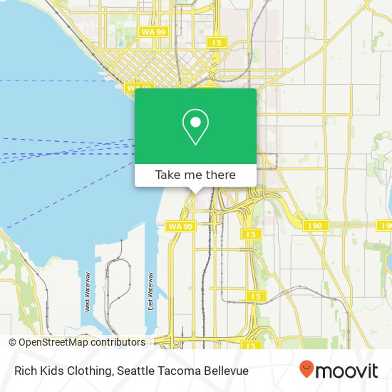 Rich Kids Clothing, 900 1st Ave S Seattle, WA 98134 map