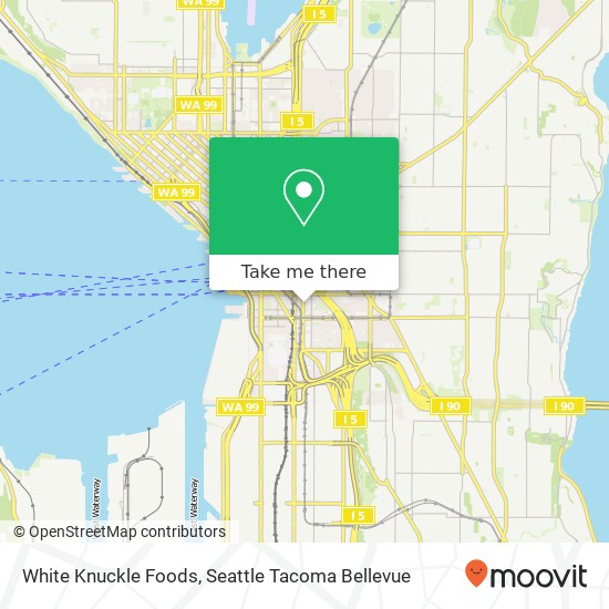 Mapa de White Knuckle Foods, 206 5th Ave S Seattle, WA 98104