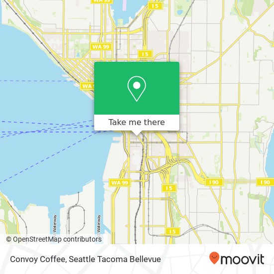 Mapa de Convoy Coffee, 220 2nd Ave S Seattle, WA 98104