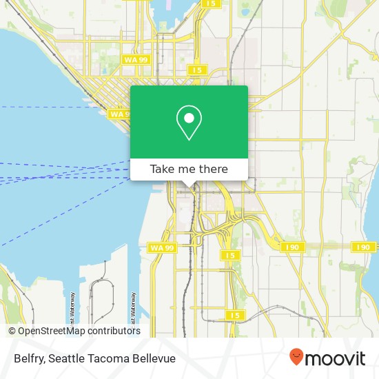 Mapa de Belfry, 309 3rd Ave S Seattle, WA 98104