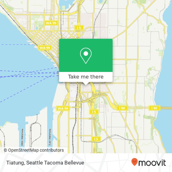 Mapa de Tiatung, 655 S King St Seattle, WA 98104