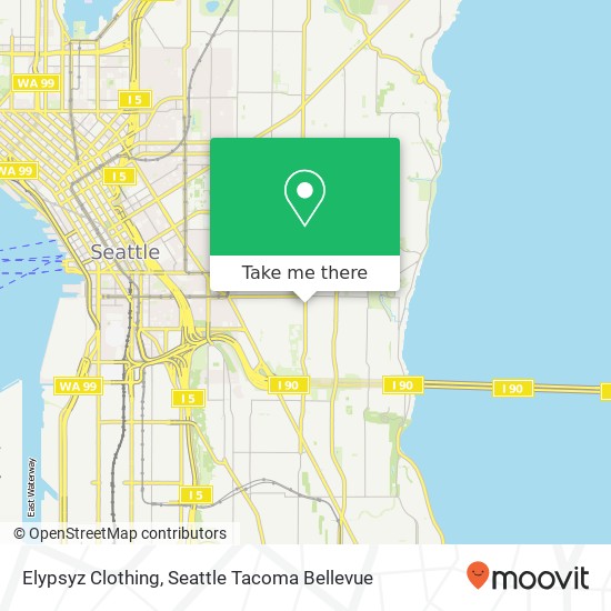 Mapa de Elypsyz Clothing, 425 23rd Ave S Seattle, WA 98144