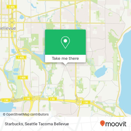 Starbucks, 1510 145th Pl SE Bellevue, WA 98007 map