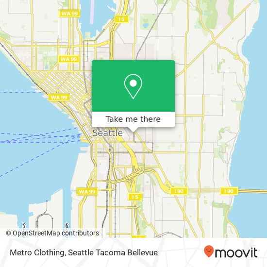Mapa de Metro Clothing, 231 Broadway Seattle, WA 98122