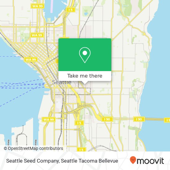 Mapa de Seattle Seed Company, 151 12th Ave Seattle, WA 98122