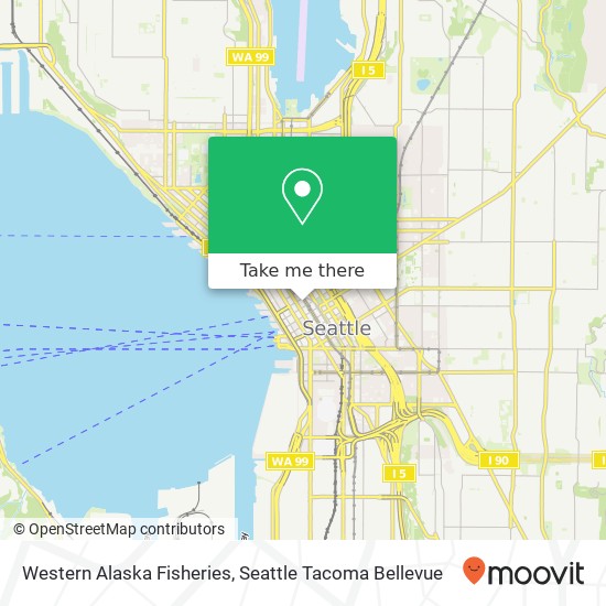 Mapa de Western Alaska Fisheries, 1111 3rd Ave Seattle, WA 98101