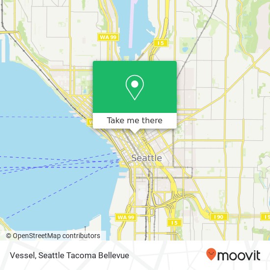 Mapa de Vessel, 1312 5th Ave Seattle, WA 98101