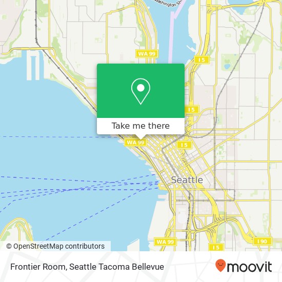 Mapa de Frontier Room, 2203 1st Ave Seattle, WA 98121