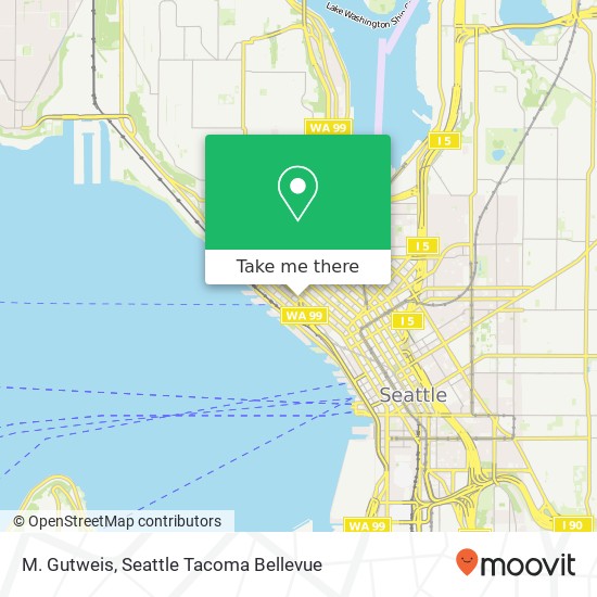 Mapa de M. Gutweis, 2405 1st Ave Seattle, WA 98121