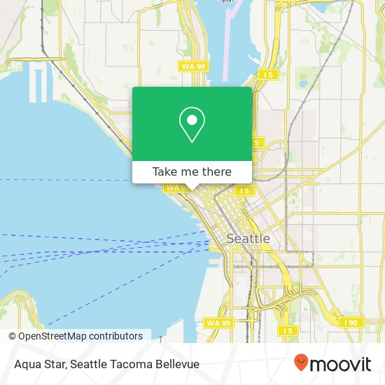 Mapa de Aqua Star, 2025 1st Ave Seattle, WA 98121