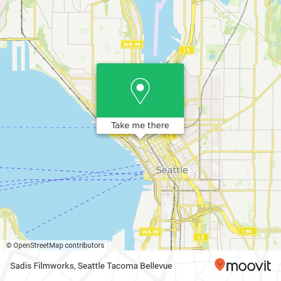 Mapa de Sadis Filmworks, 121 Stewart St Seattle, WA 98101