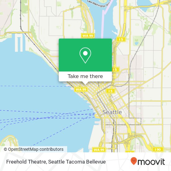 Mapa de Freehold Theatre, 2222 2nd Ave Seattle, WA 98121