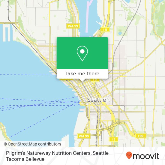 Pilgrim's Natureway Nutrition Centers, 1524 3rd Ave Seattle, WA 98101 map