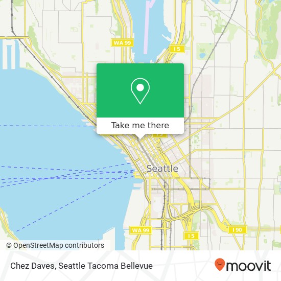 Mapa de Chez Daves, 1501 4th Ave Seattle, WA 98101