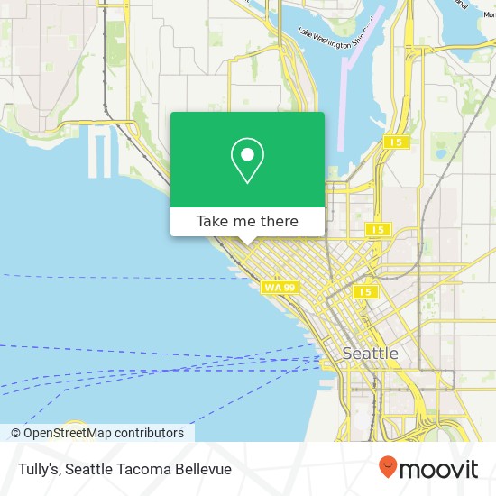 Mapa de Tully's, 2929 1st Ave Seattle, WA 98121