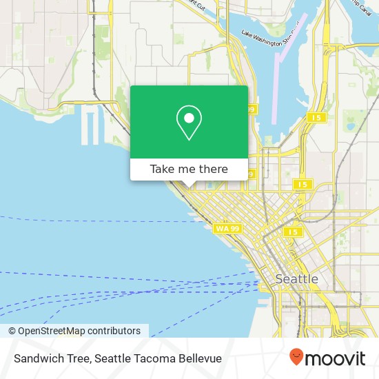 Mapa de Sandwich Tree, 111 Queen Anne Ave N Seattle, WA 98109
