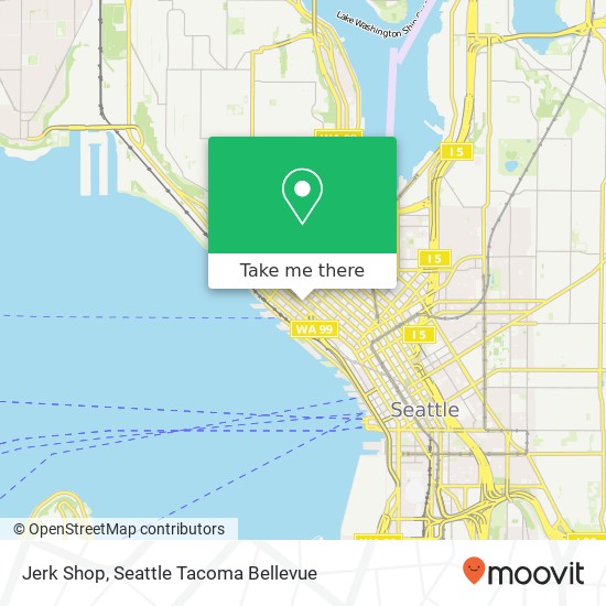 Mapa de Jerk Shop, 2510 1st Ave Seattle, WA 98121
