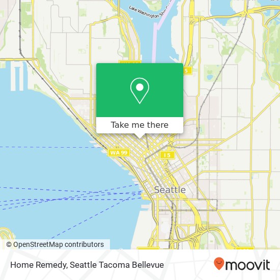 Mapa de Home Remedy, 2121 6th Ave Seattle, WA 98121
