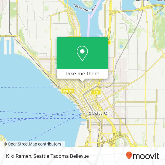 Mapa de Kiki Ramen, 2051 7th Ave Seattle, WA 98121