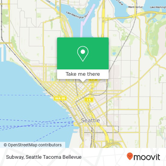 Mapa de Subway, 2002 Fairview Ave Seattle, WA 98121