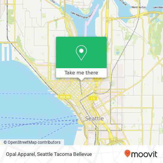 Mapa de Opal Apparel, 2121 Terry Ave Seattle, WA 98121