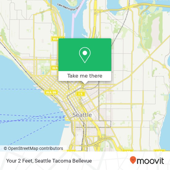 Your 2 Feet, 1201 Pine St Seattle, WA 98101 map