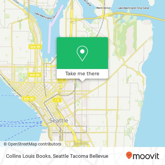 Collins Louis Books map