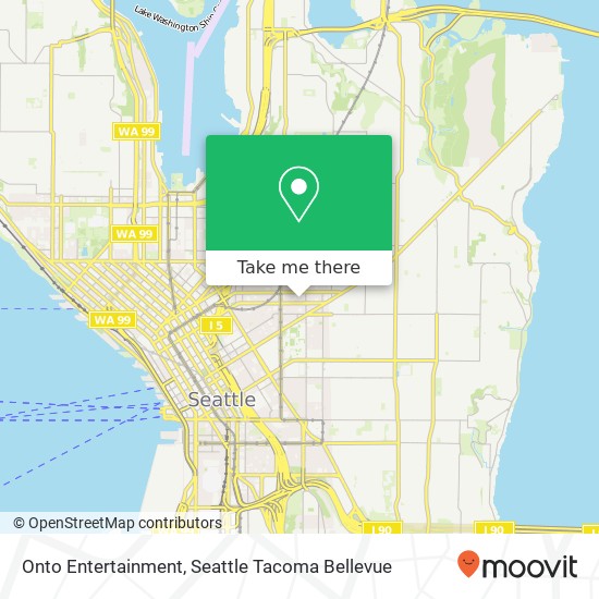 Mapa de Onto Entertainment, 1512 11th Ave Seattle, WA 98122