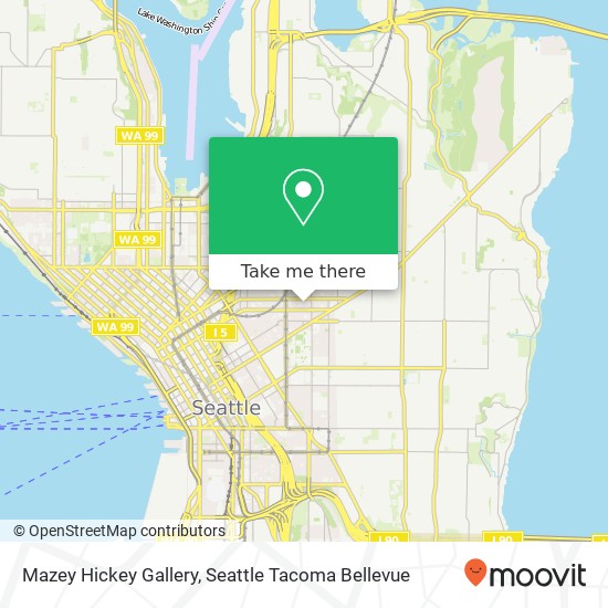 Mapa de Mazey Hickey Gallery, 1520 11th Ave Seattle, WA 98122