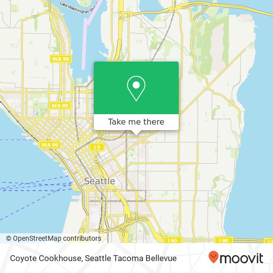 Mapa de Coyote Cookhouse, 1122 E Pike St Seattle, WA 98122