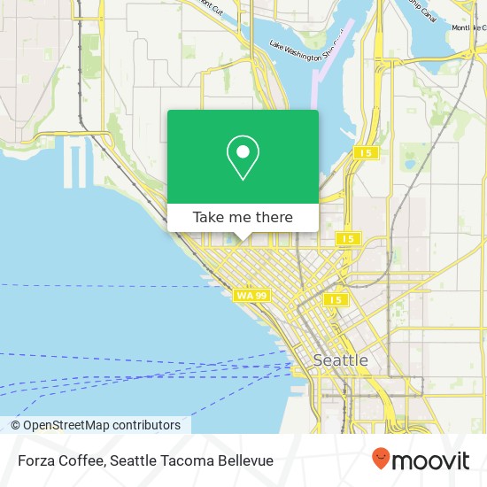 Mapa de Forza Coffee, 100 4th Ave N Seattle, WA 98109