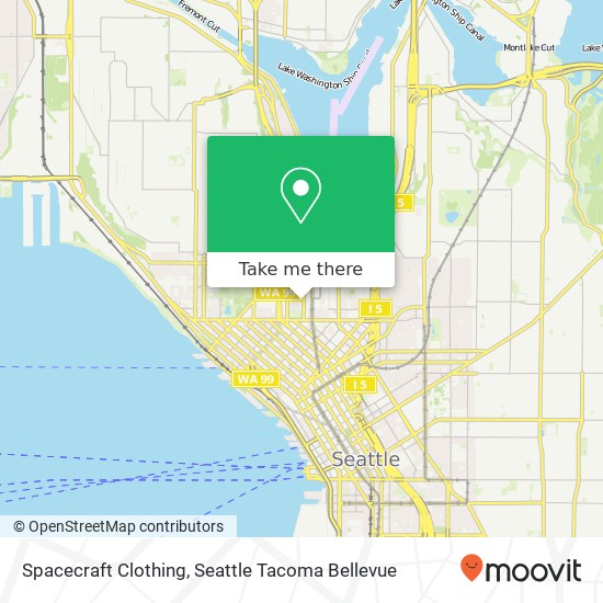 Mapa de Spacecraft Clothing, 227 9th Ave N Seattle, WA 98109