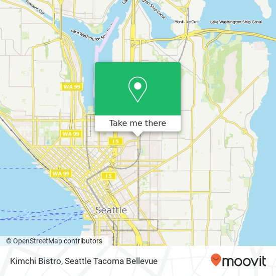 Mapa de Kimchi Bistro, 219 Broadway E Seattle, WA 98102