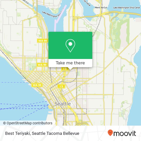 Best Teriyaki, 110 Summit Ave E Seattle, WA 98102 map