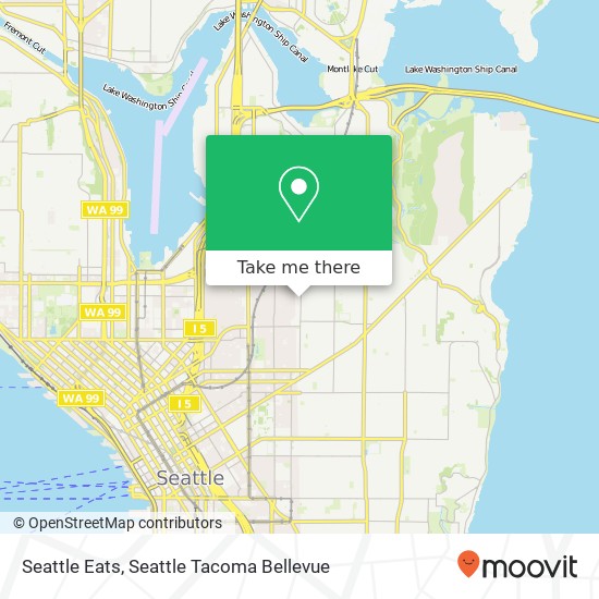 Mapa de Seattle Eats, 429 15th Ave E Seattle, WA 98112