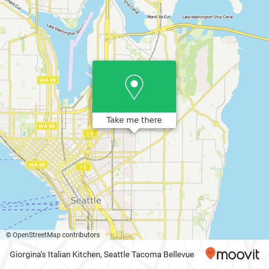 Giorgina's Italian Kitchen, 131 15th Ave E Seattle, WA 98112 map