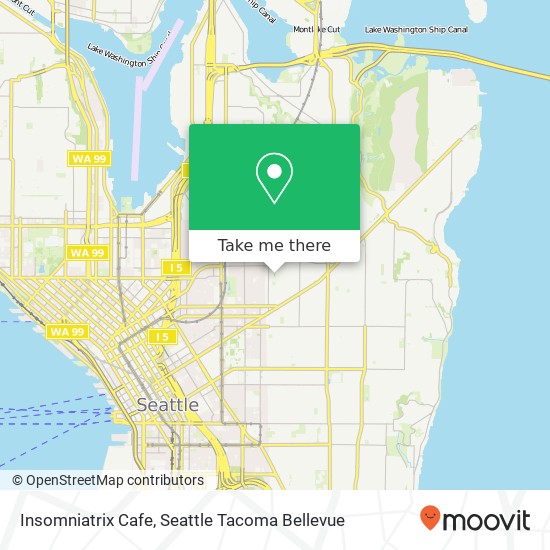Mapa de Insomniatrix Cafe, 125 16th Ave E Seattle, WA 98112