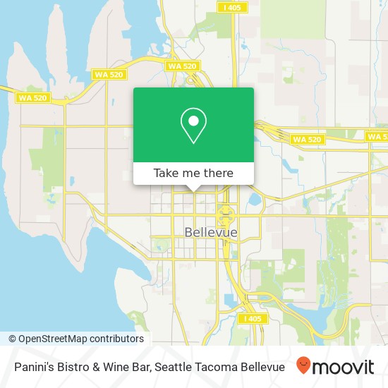 Panini's Bistro & Wine Bar, 1177 108th Ave NE Bellevue, WA 98004 map
