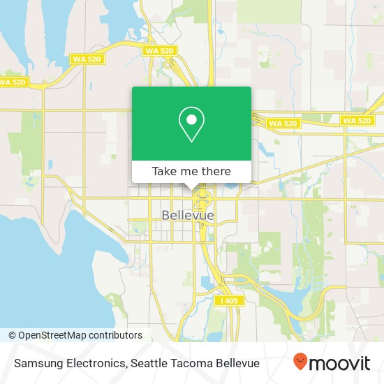 Samsung Electronics, 909 112th Ave NE Bellevue, WA 98004 map