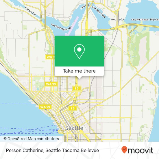 Mapa de Person Catherine, 308 E Republican St Seattle, WA 98102