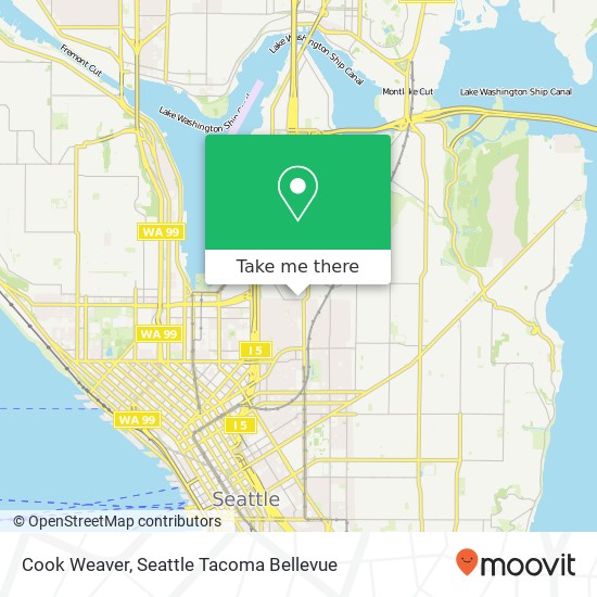 Mapa de Cook Weaver, 806 E Roy St Seattle, WA 98102