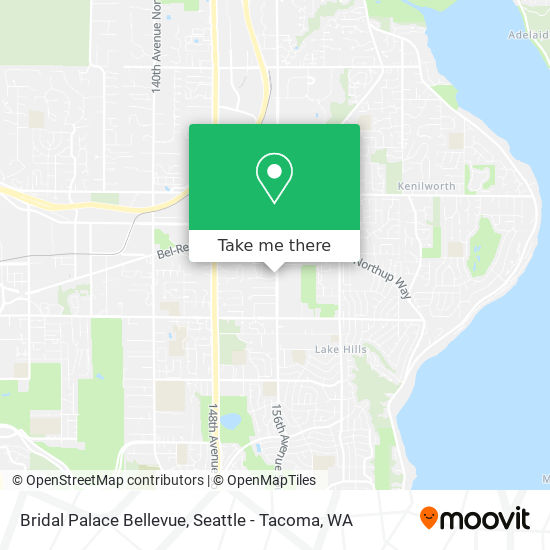 Bridal Palace Bellevue map