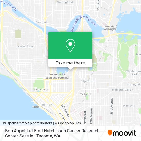 Mapa de Bon Appetit at Fred Hutchinson Cancer Research Center