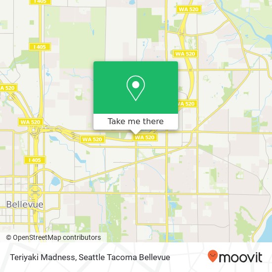 Mapa de Teriyaki Madness, 2255 140th Ave NE Bellevue, WA 98005