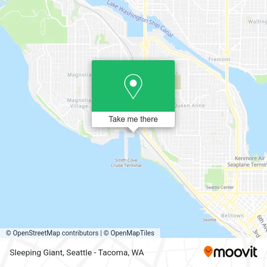 Sleeping Giant map