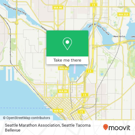 Mapa de Seattle Marathon Association