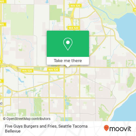 Five Guys Burgers and Fries, 15011 NE 24th St Redmond, WA 98052 map