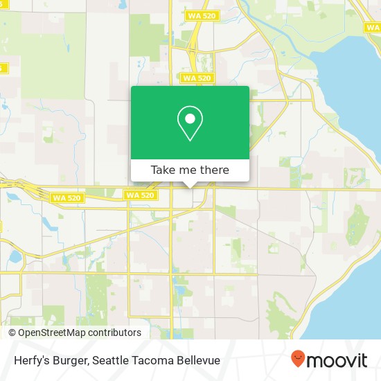 Mapa de Herfy's Burger, 15167 NE 24th St Redmond, WA 98052